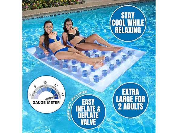 Poolmaster Double French Pocket Float