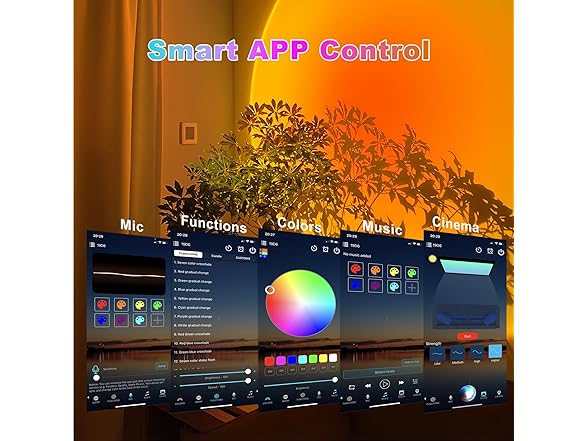 Madoury Sunset Lamp Projector