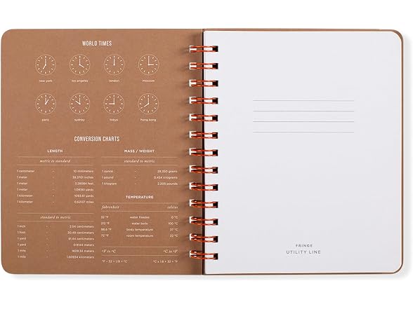 Fringe Studio Paper Cover Non-Dated Daily Planner, Utility