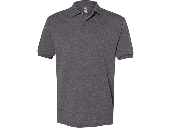 Hanes Men (L) Adult EcoSmart® Knit Polo Jersey