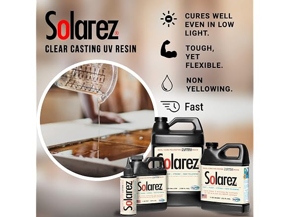SOLAREZ UV Cure Clear Casting Resin (Pint) - Gallery 7