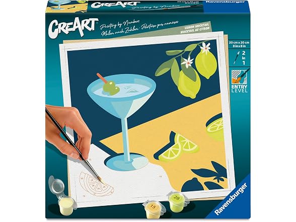 Ravensburger Creart Lemon Mocktail Paint