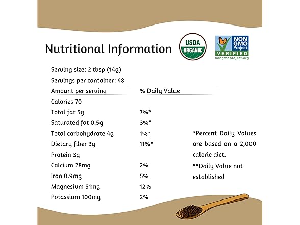 Spectrum Essentials Organic Ground Flaxseed