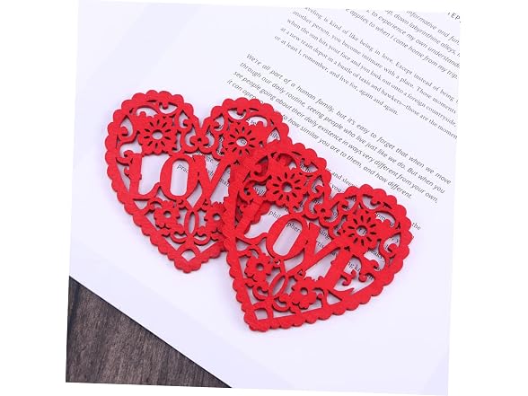 VORCOOL 30 PCS Wooden Discs Slices for Mother's Day