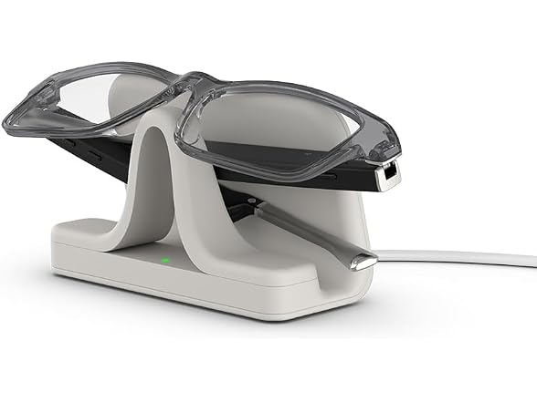 (NEW) Amazon Echo Frames Smart glasses with Alexa, Modern Rectangle frames in Charcoal Gray