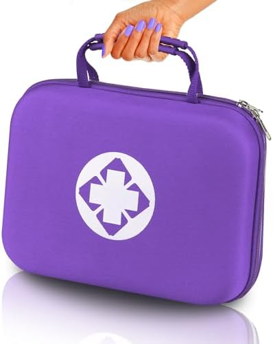Monoki Home First Aid Kit Handheld Bag Purple Purple