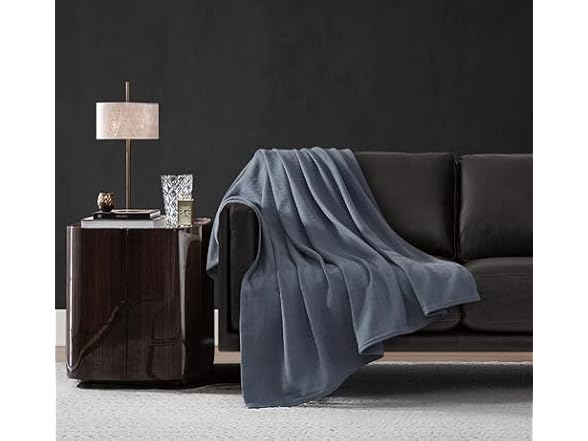 Dusty Blue Throw