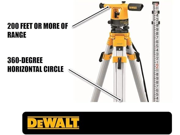 Dewalt DW090PK Transit Level, Surveying Tool Kit