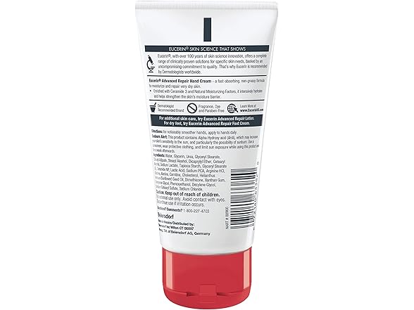 Eucerin Hand Cream Travel Size, 2.7oz 3pk