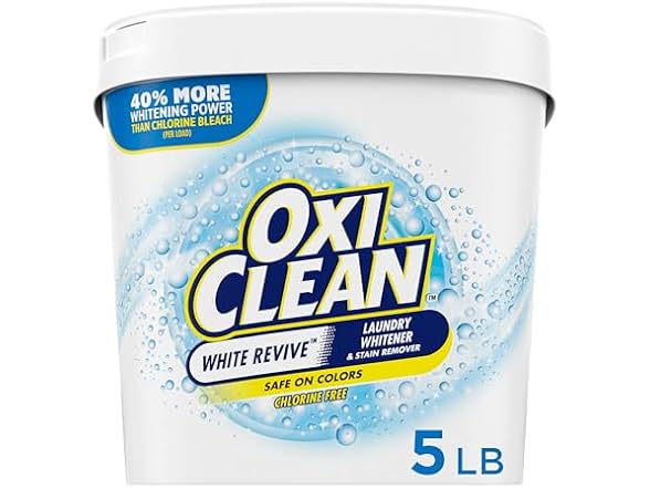 OxiClean White Revive Laundry Whitener and Stain