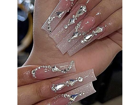 Kousitei 150Pcs Nail Gems