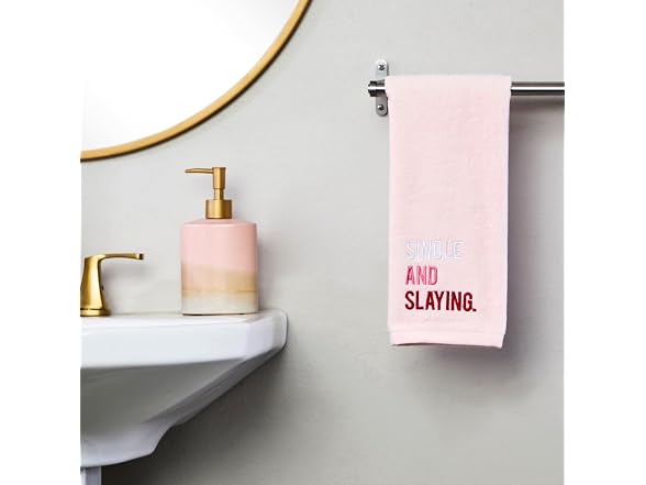 SKL Home Valentine's Day Single and Slaying Hand Towel Set