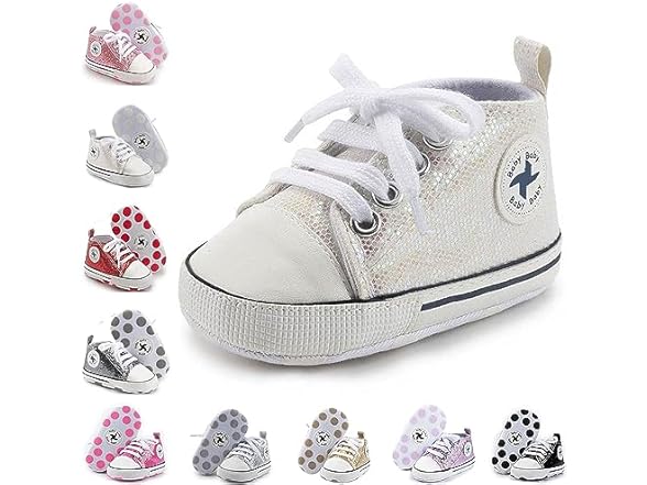 Newborn Baby Girls Boys Canvas Shoes