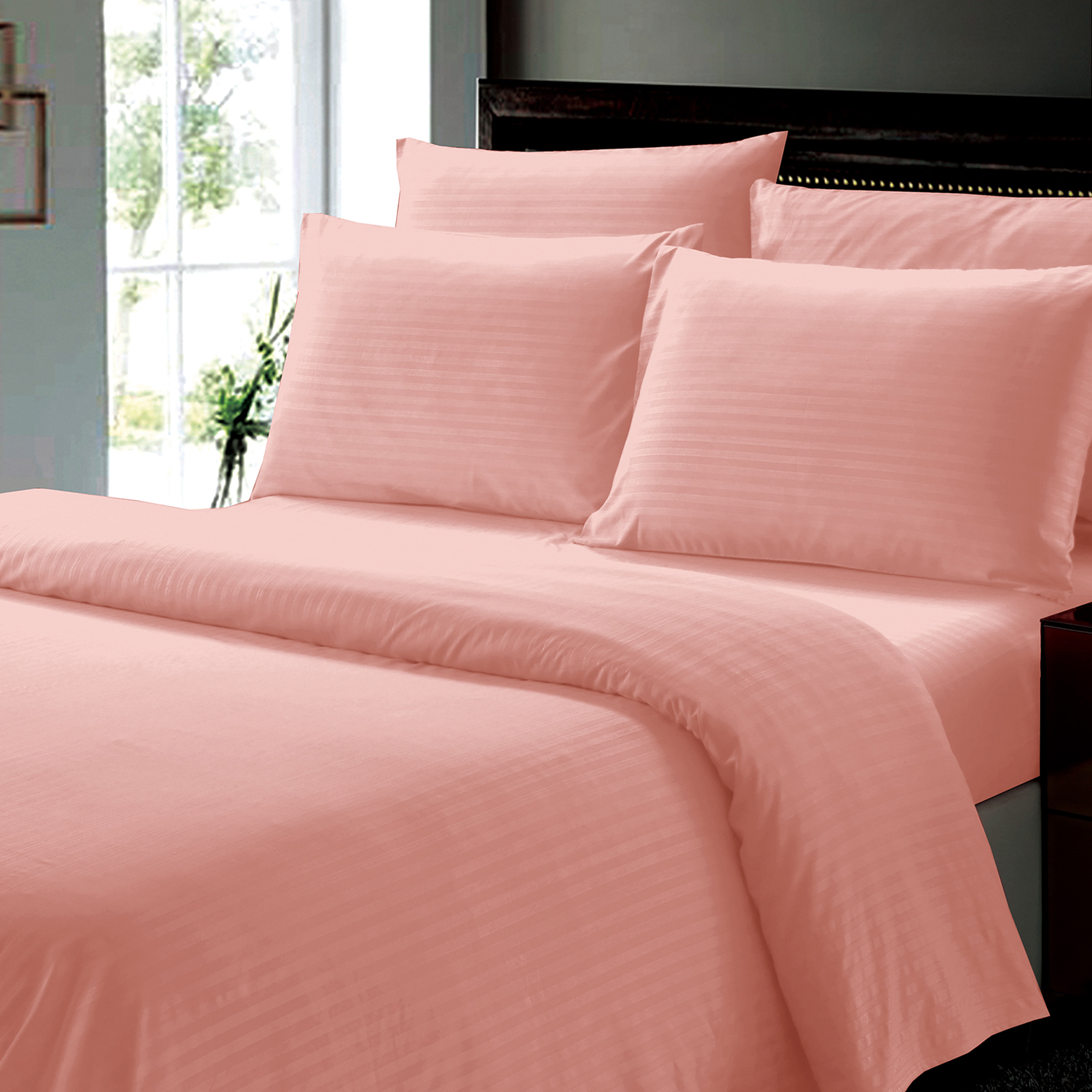 4-Piece Dobby Stripe Bed Sheet Set - Gallery 19