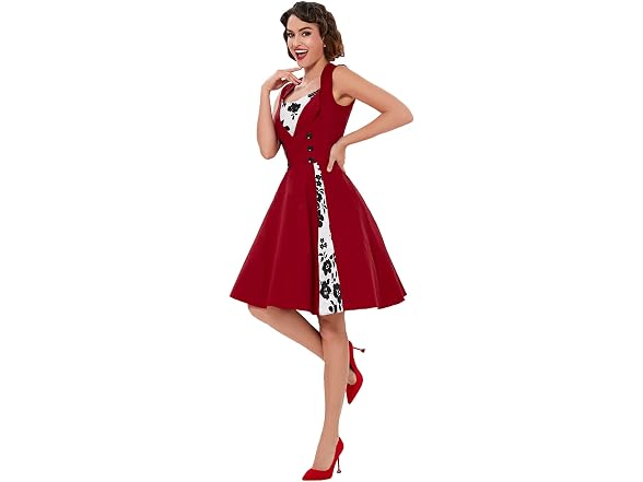 Killreal Women (M) Sleeveless Casual Mudium Dress