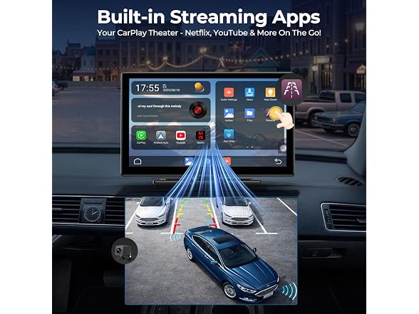 LAMTTO 9" Apple Carplay Screen