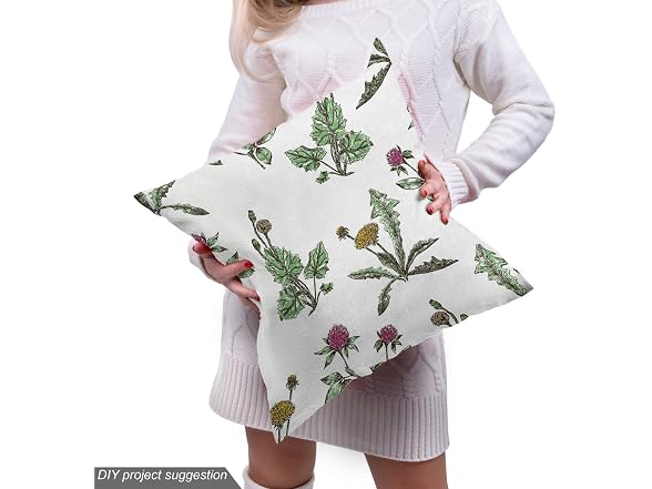 Ambesonne Dandelion Fabric by The Yard,