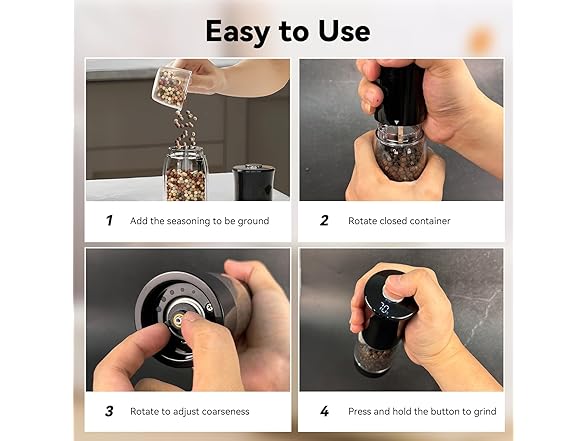 Electric Salt and Pepper Grinder