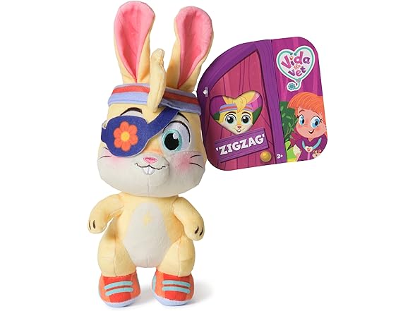 Vida the Vet, Zig Zag Plush Toy, 9"