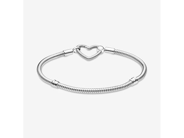 PANDORA Snake Sterling Silver Bracelet, Sz 17cm