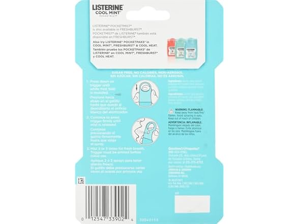 Listerine Pocketmist, Cool Mint