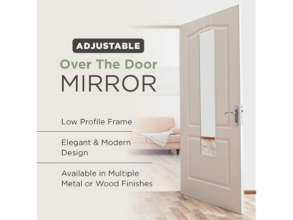 Mirrotek Full Length Adjustable Aluminum Mirror