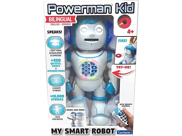 LEXiBOOK Powerman Kid - Bilingual Robot