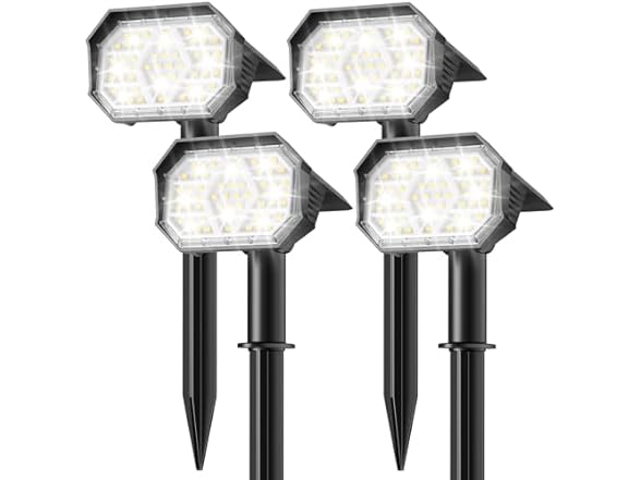 Brightown Solar Spot Lights Outdoor