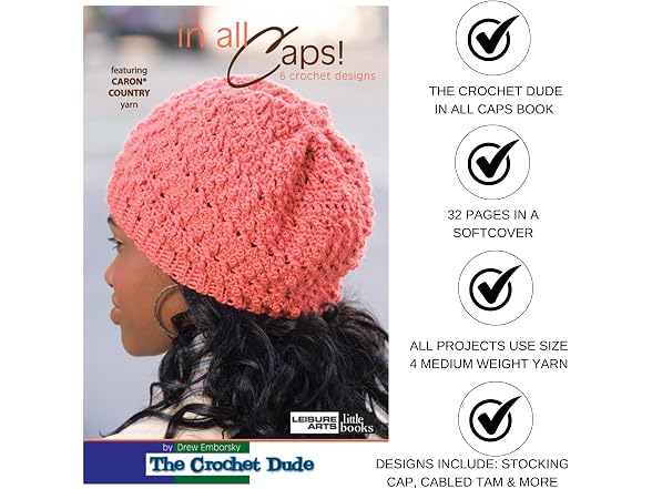 LEISURE ARTS The Crochet Dude in All Caps! - Gallery 2
