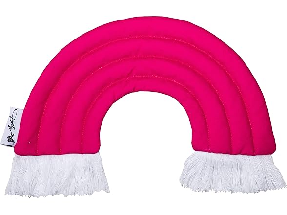 Doggy Parton Pink Rainbow Fringe Toy