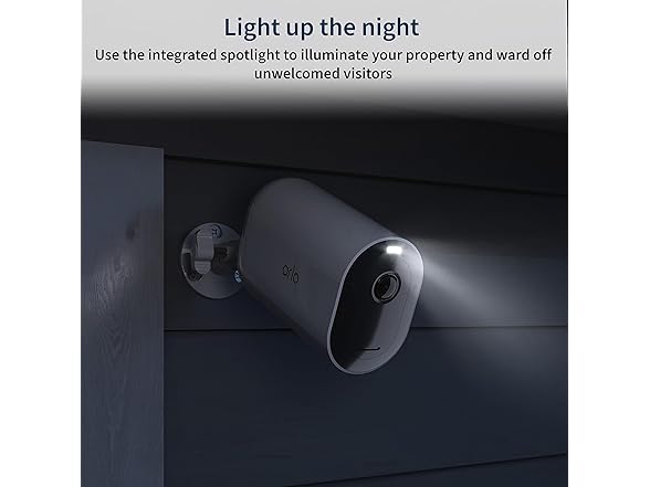 (3 Cam) (NEW) Arlo Pro 5S XL Spotlight 2K HDR Wireless Outdoor Security Camera