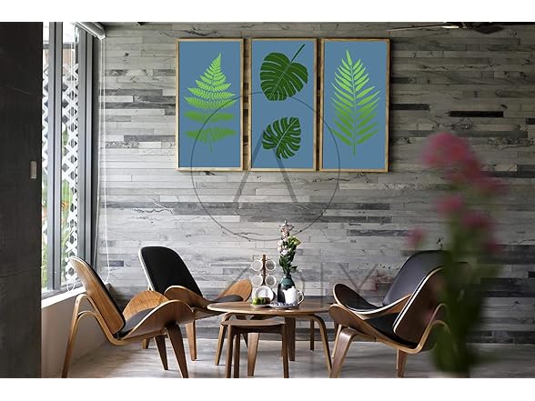 AZDIY Leaf Stencils Paintings