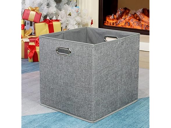 Casaphoria 4pcs Cube Collapsible Fabric 