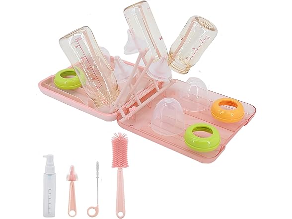 Portable Baby Bottle Brush Set
