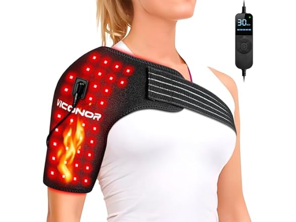 Viconor Red Light Shoulder Wrap Black