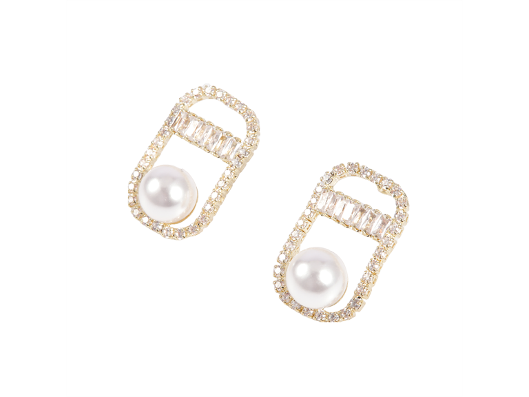 18K Gold Plated Stud Earrings