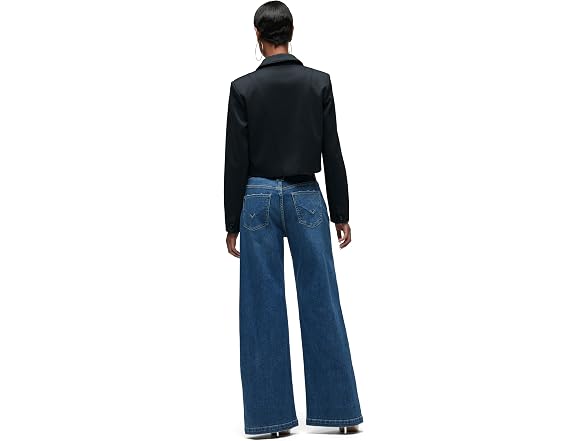 HUDSON Women's Jodie High Rise Loose Fit Wide Leg Jean