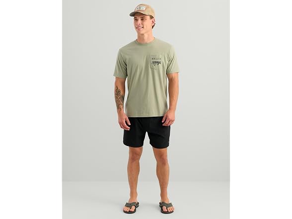 HUK Men's Short Sleeve Tee Seagrass (XX-Large)