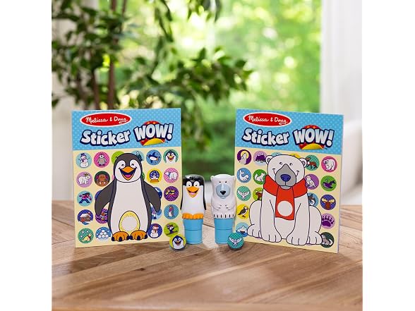 Melissa & Doug Sticker Wow!® Winter (Polar Bear and Penguin)