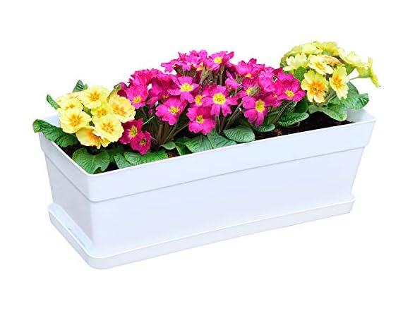 3 Pack 15" Plastic Window Planters