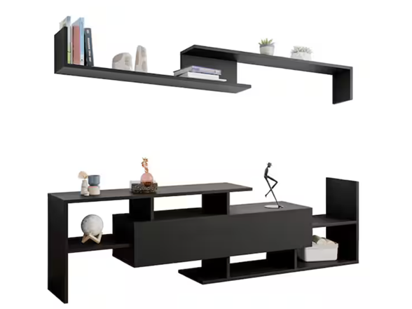 LeisureMod Surrey Modern TV Stand