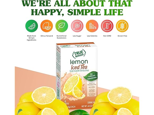 6CT LEMON ICED TEA MIX by TRUE LEMON