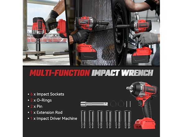 XGOBHC Cordless Impact Wrench