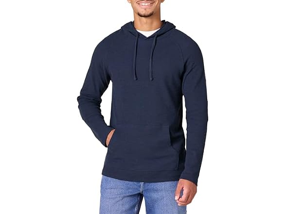 Amazon Essentials Men Long-sleeve Slub Hoodie