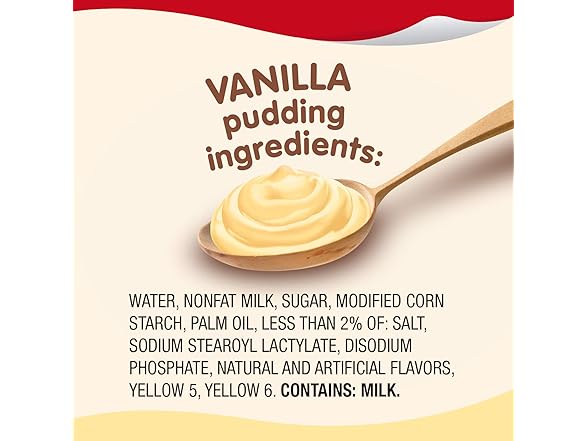 6CT Snack Pack Super Size Vanilla Flavored Pudding