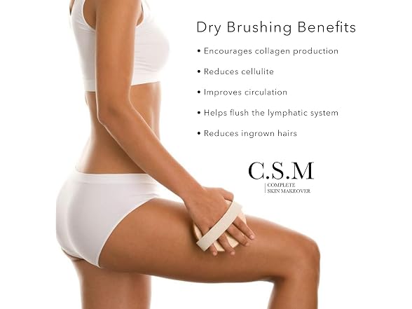 CSM Dry Body Brush Natural Bristle Exf
