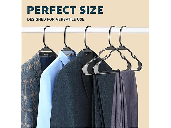 Lifemaster Plastic Clothes Hanger Set - 80 Pieces 