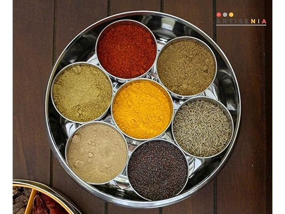 Stainless Steel Spice Masala Box Container