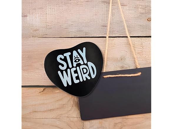 Aimery Wooden Plaque - Stay Weird