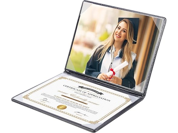 Double-Sided Diploma Holder